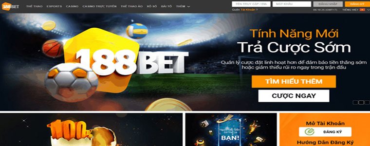 Rinh thưởng liền tay với hoàn trả 4 trong 1 tại nhà cái 188BET